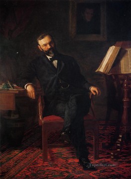 portrait Painting - Portrait of Dr John H Brinton Realism portraits Thomas Eakins